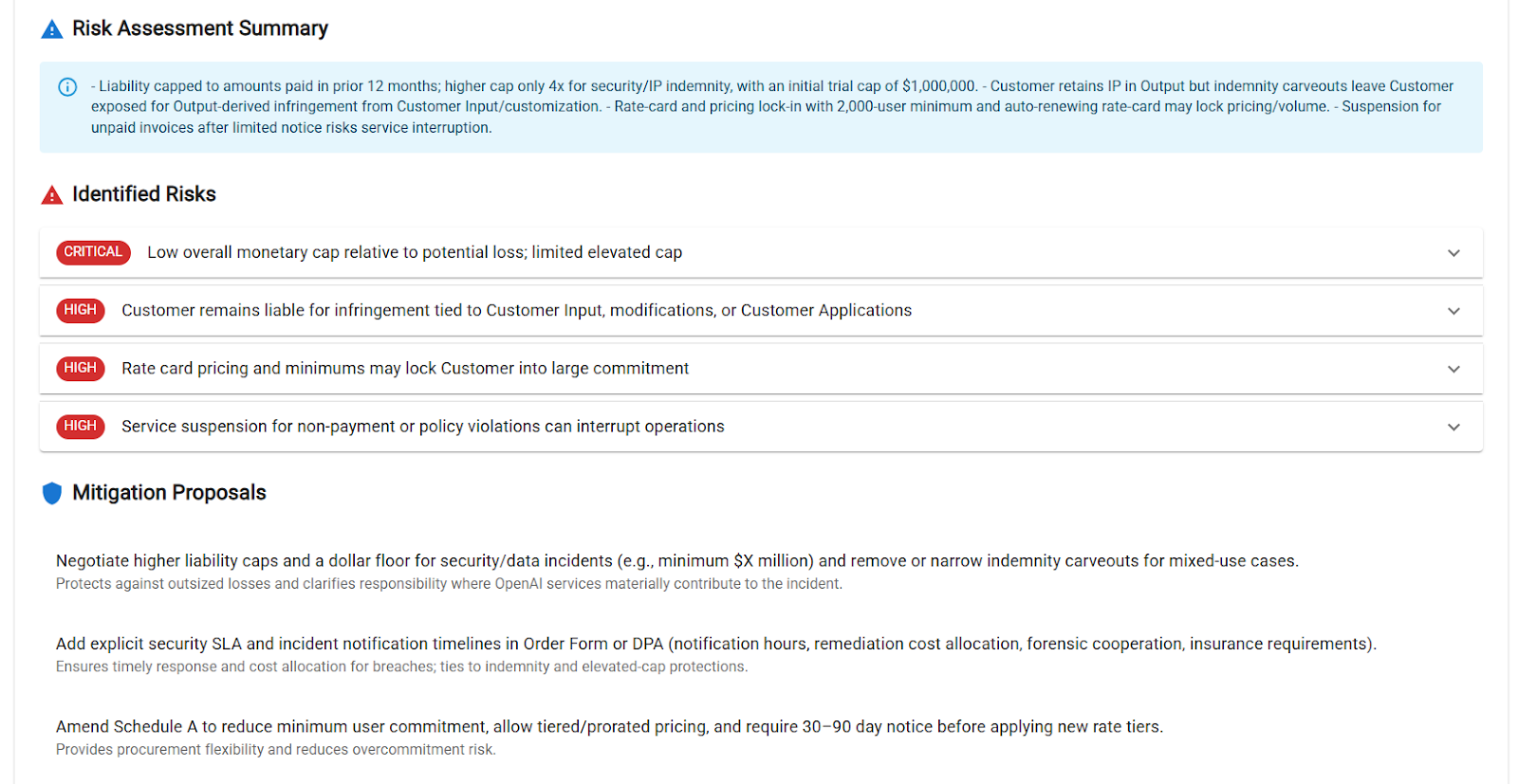 Connect & Analyze - Risk Detection